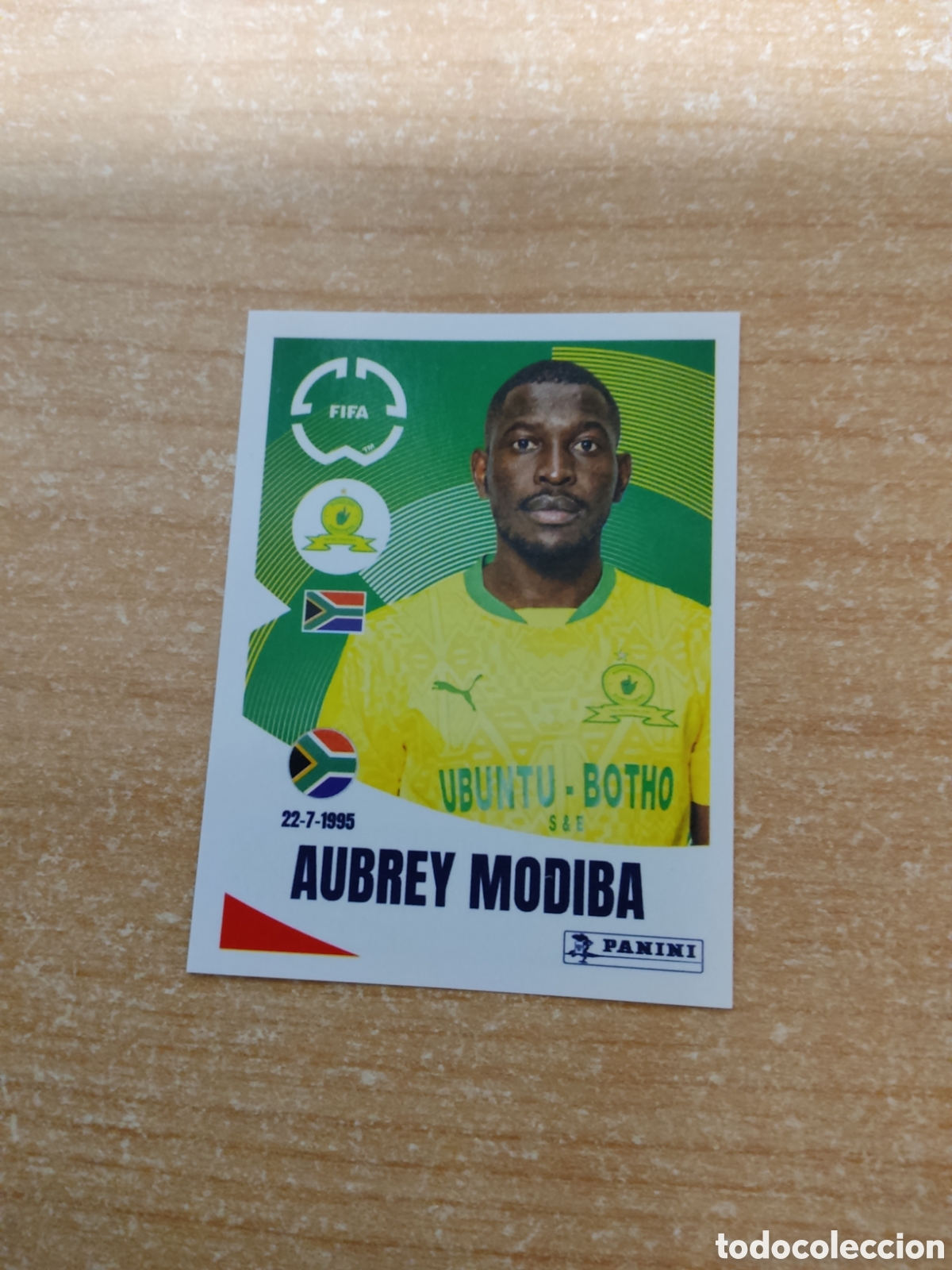 Cromos de f&uacute;tbol: 391 AUBREY MODIBA MAMELODI SUNDOWNS FIFA CLUB WORLD CUP 2025