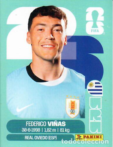 Cromos de f&uacute;tbol: CROMO PANINI MUNDIAL WORLD CUP 2026 - URU18 URU 18 - VI&Ntilde;AS - URUGUAY