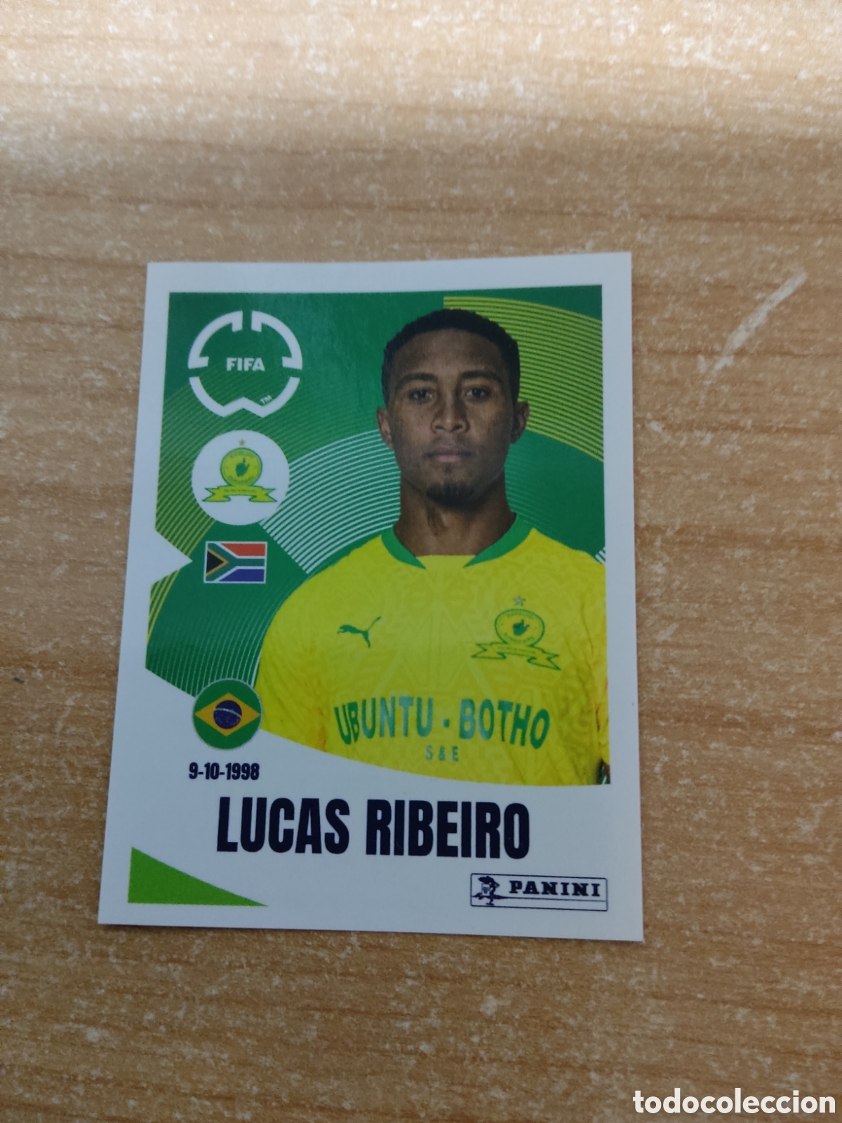 Cartes &agrave; collectionner de Football: 402 LUCAS RIBEIRO MAMELODI SUNDOWNS FIFA CLUB WORLD CUP 2025