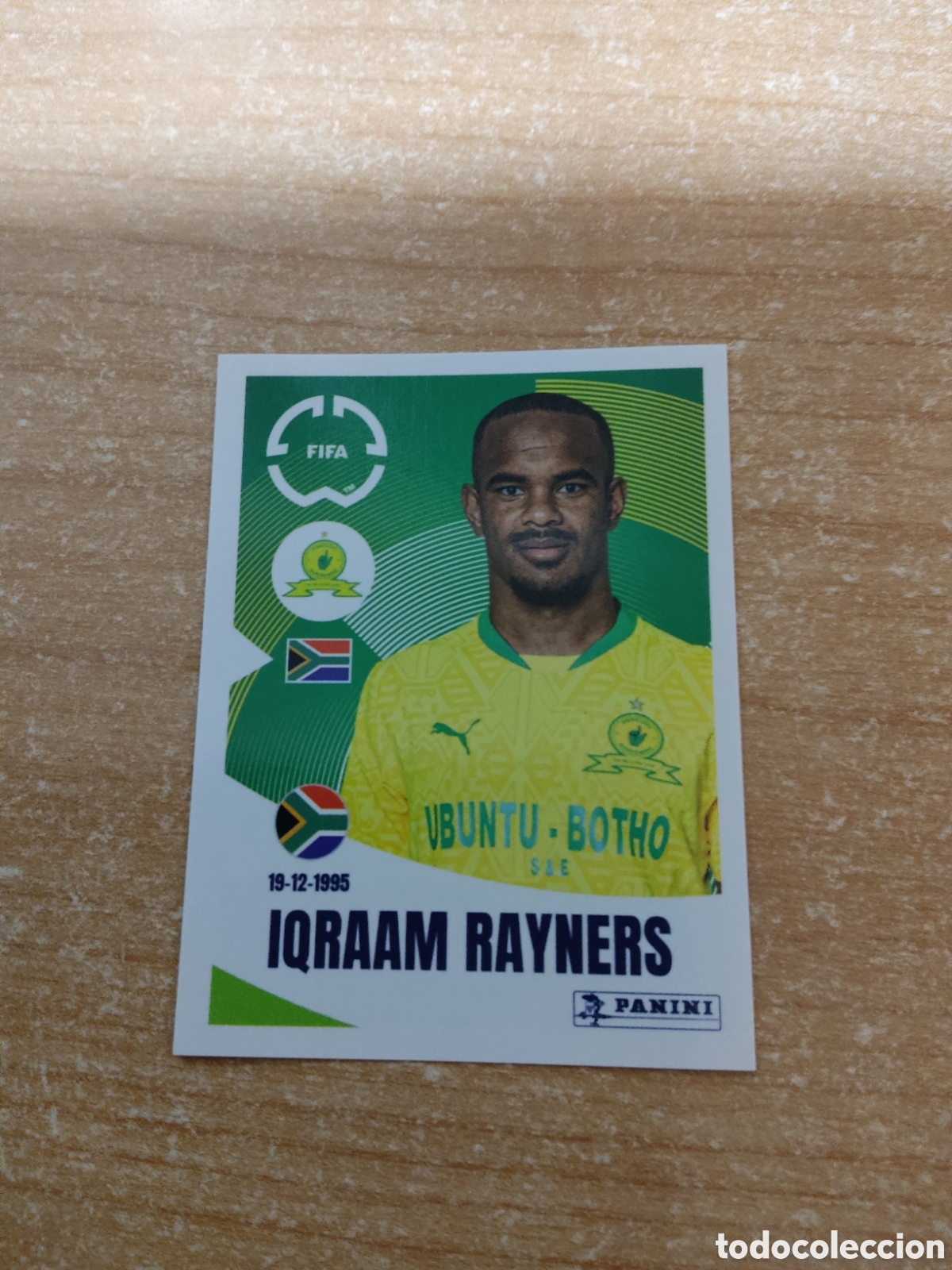 Cartes &agrave; collectionner de Football: 404 IQRAAM RAYNERS MAMELODI SUNDOWNS FIFA CLUB WORLD CUP 2025