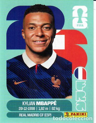 Cartes &agrave; collectionner de Football: CROMO PANINI MUNDIAL WORLD CUP 2026 - FRA20 FRA 20 - MBAPP&Eacute; - FRANCIA