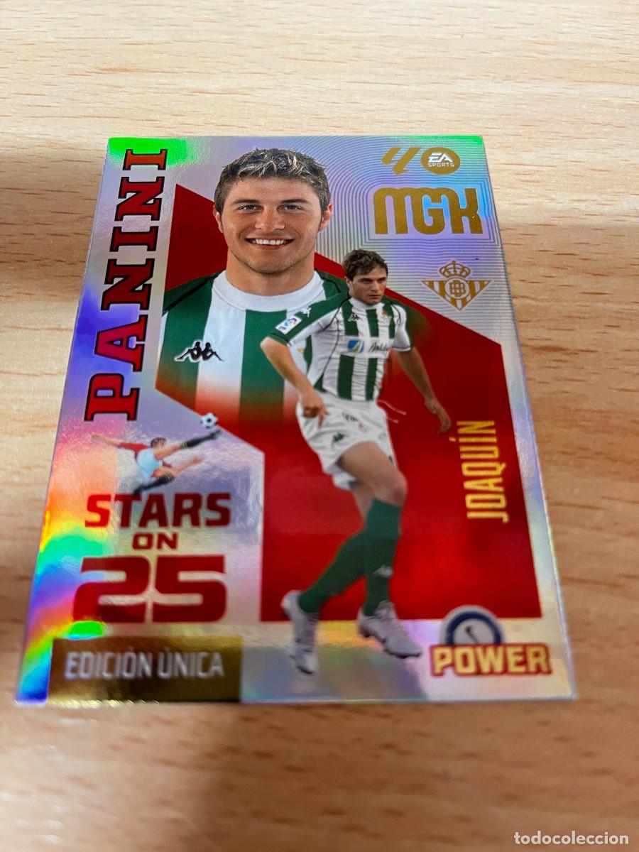 Figurine di Calcio: MEGACRACKS MGK 2026 2027 26 27 PANINI N&ordm; P431 P 431 JOAQUIN BETOS STARS ON 25 EDICION UNICA POWER