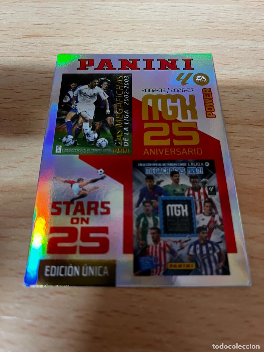 Figurine di Calcio: MEGACRACKS MGK 2026 2027 26 27 PANINI N&ordm; P424 P 424 STARS ON 25 EDICION UNICA POWER