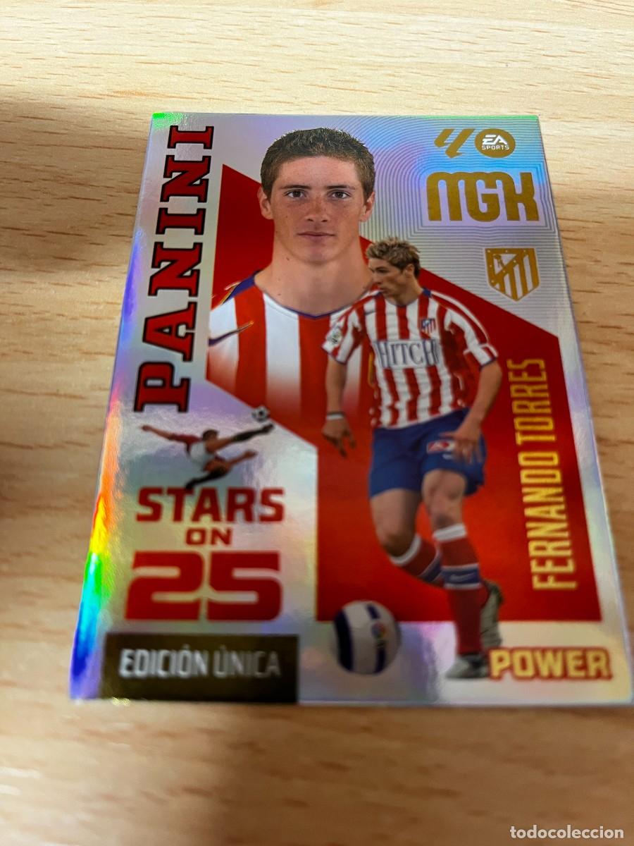 Figurine di Calcio: MEGACRACKS MGK 2026 2027 26 27 PANINI N&ordm; P432 P 432 FERNANDO TORRES ATLETICO MADRID STARS ON 25 EDIC