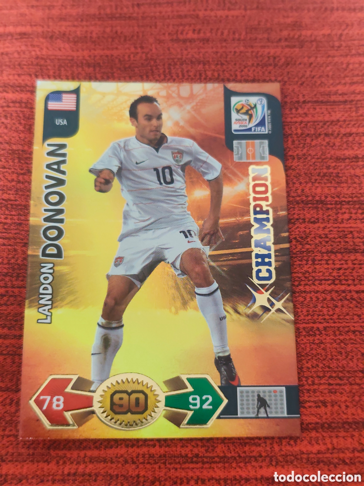 Football Stickers: CHAMPION DONOVAN U.S.A. ADRENALYN XL WORLD CUP SOUTH AFRICA 2010