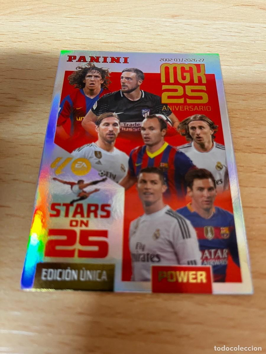 Football Stickers: MEGACRACKS MGK 2026 2027 26 27 PANINI N&ordm; P425 P 425 STARS ON 25 EDICION UNICA POWER