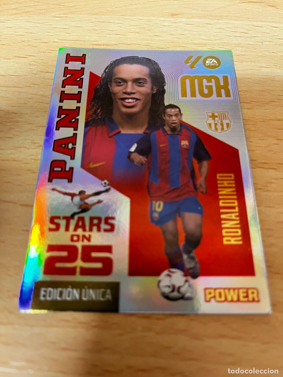 Cartes &agrave; collectionner de Football: MEGACRACKS MGK 2026 2027 26 27 PANINI N&ordm; P436 P 436 RONALDINHO BARCELONA STARS ON 25 EDICION UNICA P