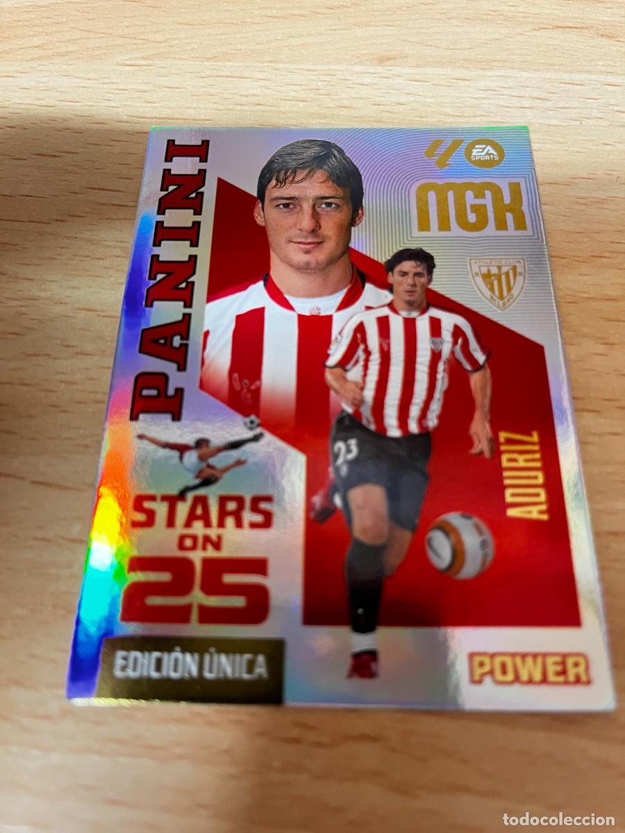 Cromos de f&uacute;tbol: MEGACRACKS MGK 2026 2027 26 27 PANINI N&ordm; P433 P433 ADURIZ ATHLETIC BILBAO STARS ON 25 EDICION UNICA