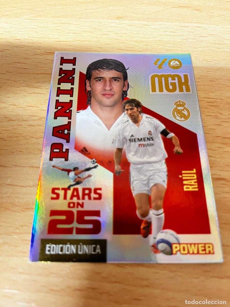 Cromos de f&uacute;tbol: MEGACRACKS MGK 2026 2027 26 27 PANINI N&ordm; P426 P 426 RAUL REAL MADRID STARS ON 25 EDICION UNICA POWER