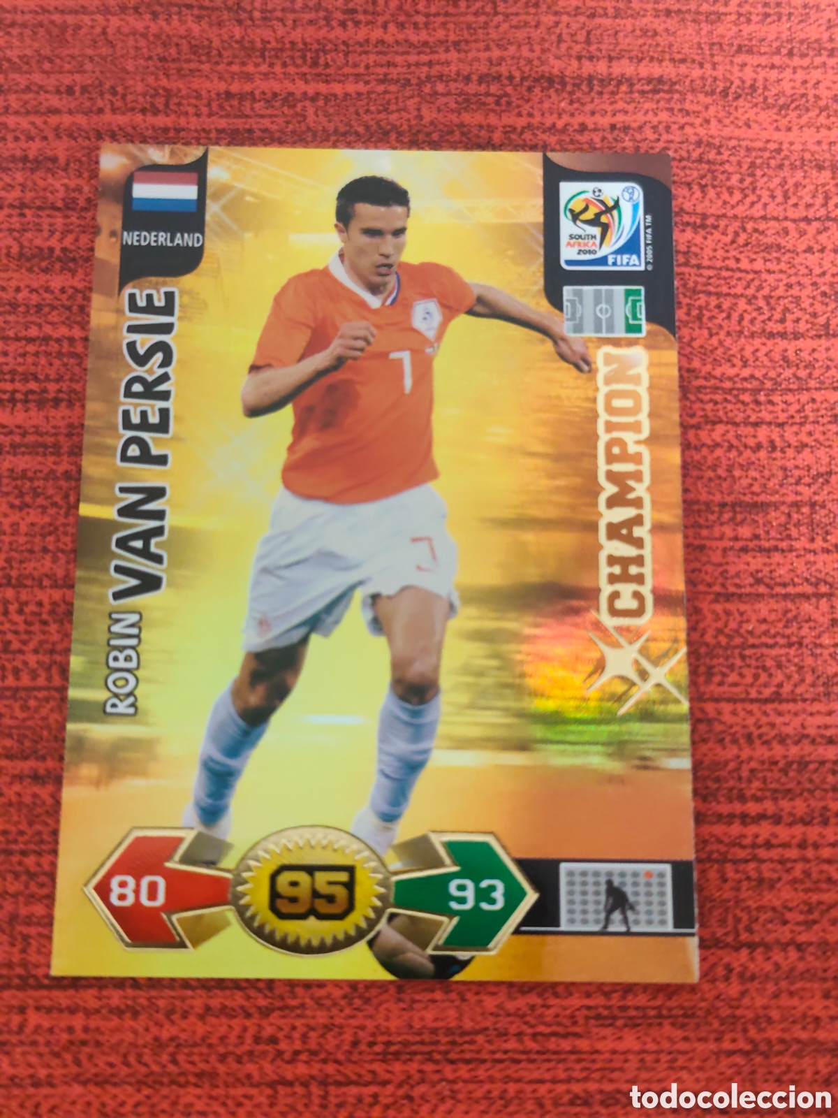 Cromos de f&uacute;tbol: CHAMPION VAN PERSIE HOLANDA ADRENALYN XL WORLD CUP SOUTH AFRICA 2010