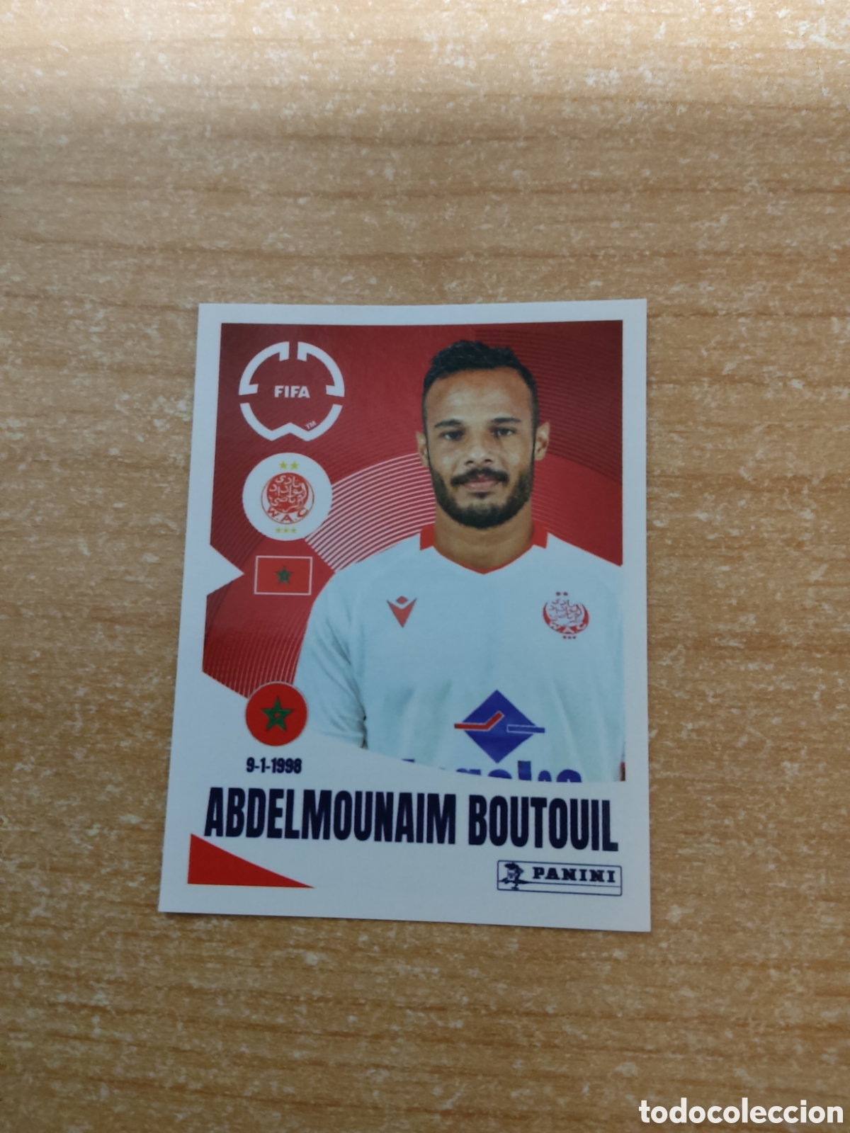 Cromos de f&uacute;tbol: 429 BOUTOUIL WYDAD AC FIFA CLUB WORLD CUP 2025