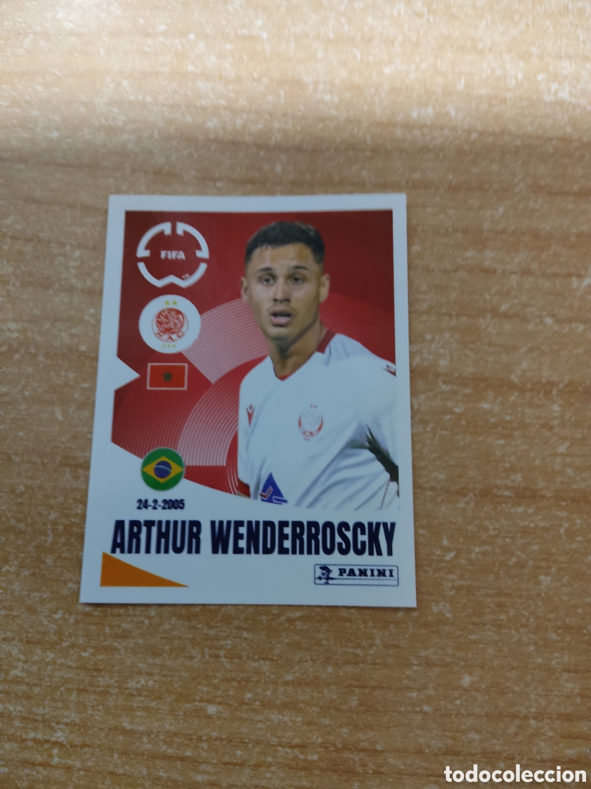 Cartes &agrave; collectionner de Football: 433 ARTHUR WENDERROSCKY WYDAD AC FIFA CLUB WORLD CUP 2025