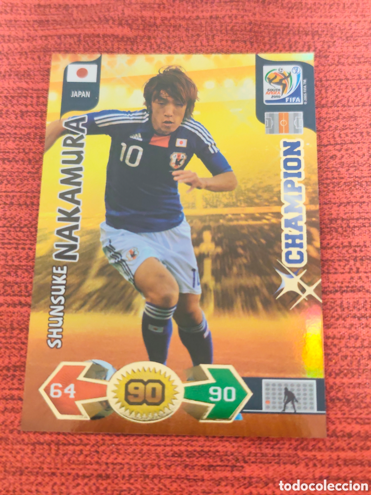 Cartes &agrave; collectionner de Football: CHAMPION NAKAMURA JAPON ADRENALYN XL WORLD CUP SOUTH AFRICA 2010