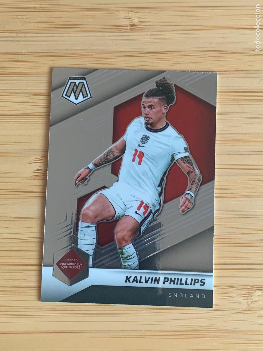 Cartes &agrave; collectionner de Football: KALVIN PHILLIPS - ENGLAND - PANINI MOSAIC ROAD TO QATAR 2022