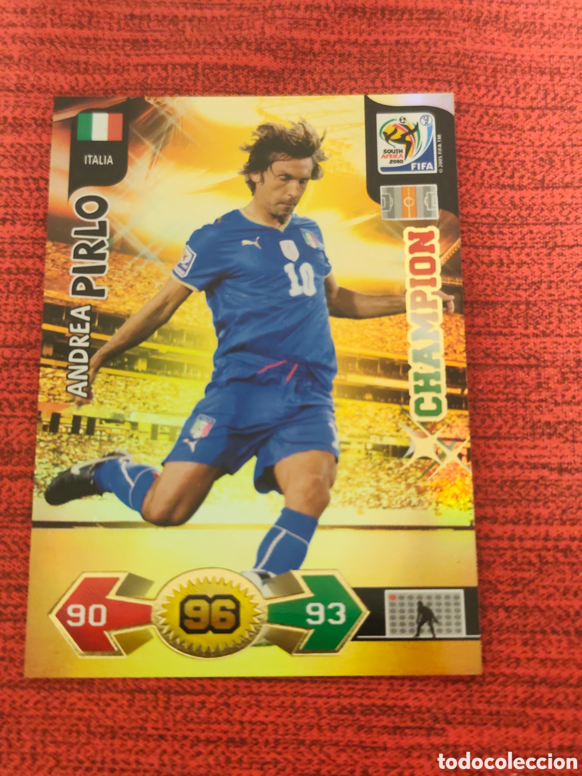 Cartes &agrave; collectionner de Football: CHAMPION PIRLO ITALIA ADRENALYN XL WORLD CUP SOUTH AFRICA 2010