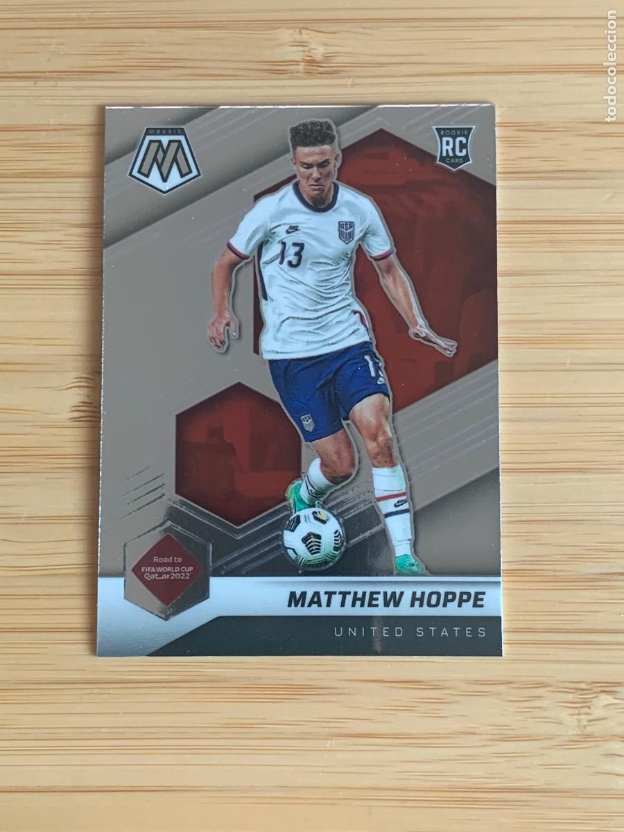 Cartes &agrave; collectionner de Football: MATTHEW HOPPE - UNITED STATES - PANINI MOSAIC ROAD TO QATAR 2022