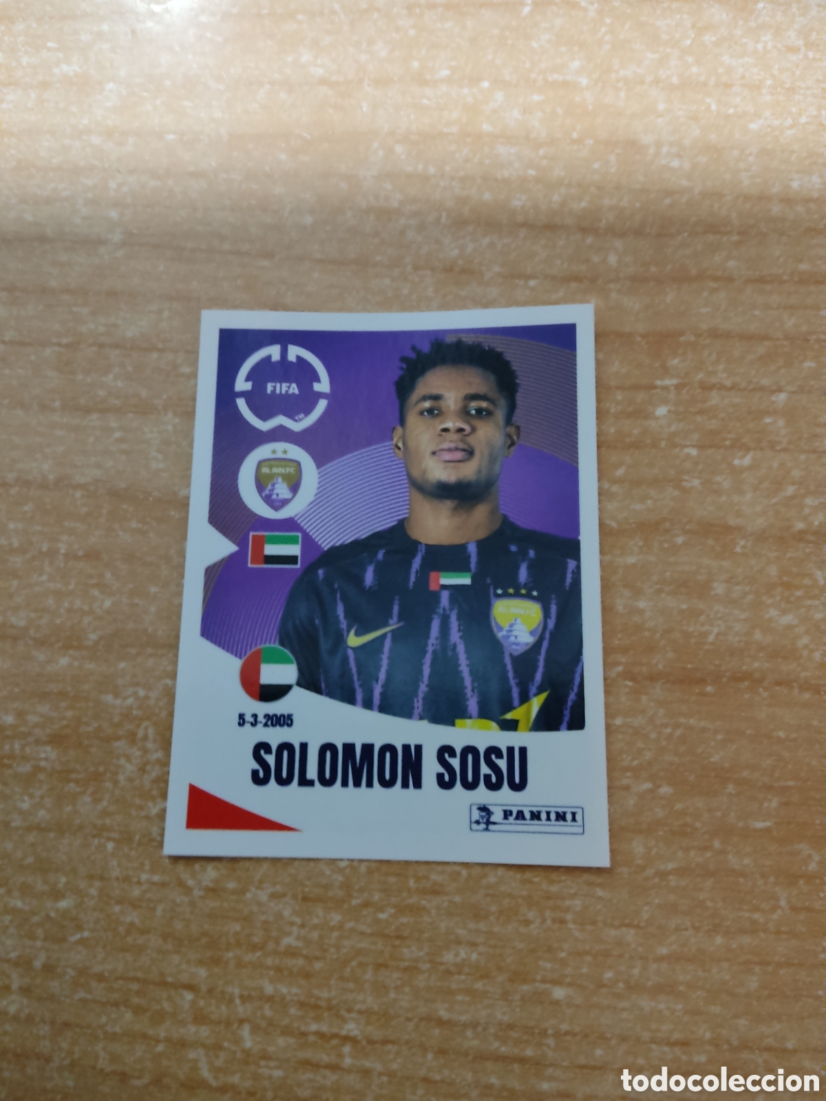 Cromos de Futebol: 448 SOLOMON SOSU AL AIN FIFA CLUB WORLD CUP 2025