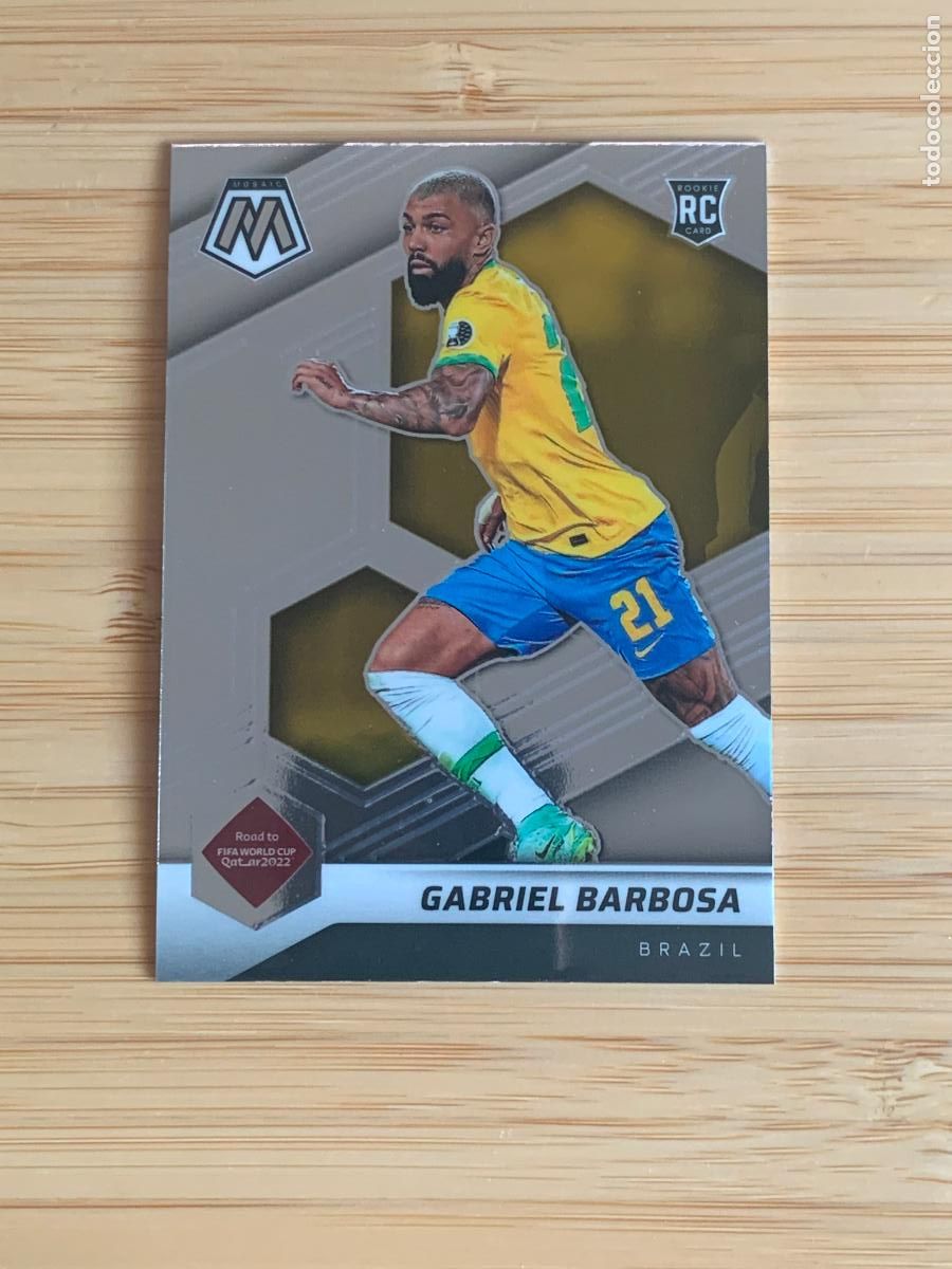 Cromos de Futebol: GABRIEL BARBOSA - BRAZIL - PANINI MOSAIC ROAD TO QATAR 2022