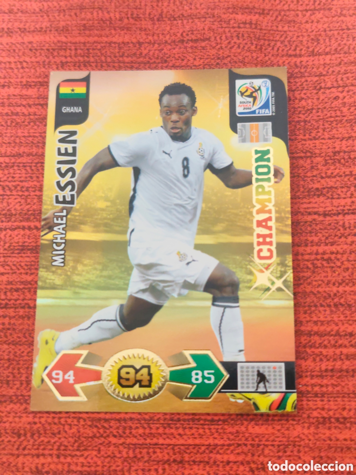 Cromos de Futebol: CHAMPION ESSIEN GHANA ADRENALYN XL WORLD CUP SOUTH AFRICA 2010