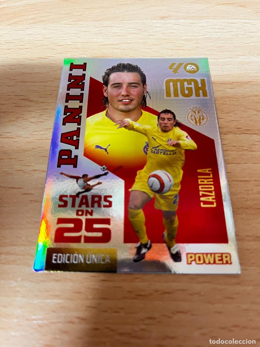 Cromos de Futebol: MEGACRACKS MGK 2026 2027 26 27 PANINI N&ordm; P438 P 438 CAZORLA VILLARREAL STARS ON 25 EDICION UNICA POW