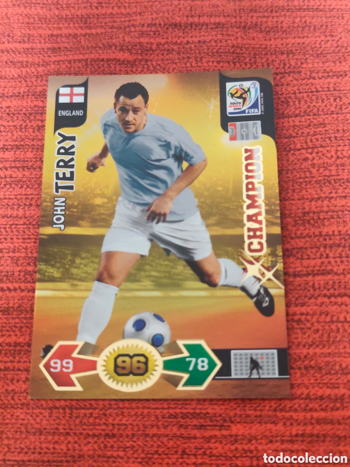 Cromos de f&uacute;tbol: CHAMPION TERRY INGLATERRA ADRENALYN XL WORLD CUP SOUTH AFRICA 2010