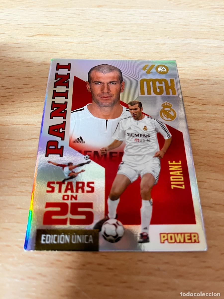 Cromos de f&uacute;tbol: MEGACRACKS MGK 2026 2027 26 27 PANINI N&ordm; P430 P 430 ZIDANE REAL MADRID STARS ON 25 EDICION UNICA POW