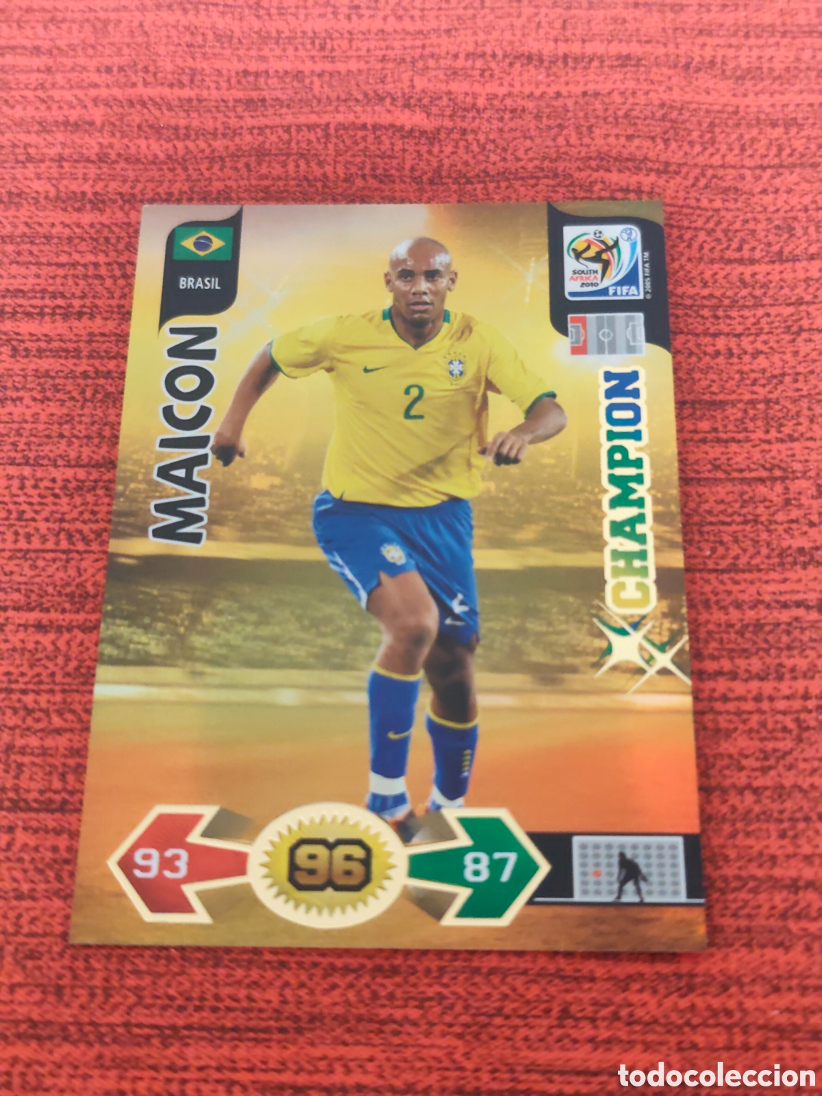 Cromos de f&uacute;tbol: CHAMPION MAICON BRASIL ADRENALYN XL WORLD CUP SOUTH AFRICA 2010