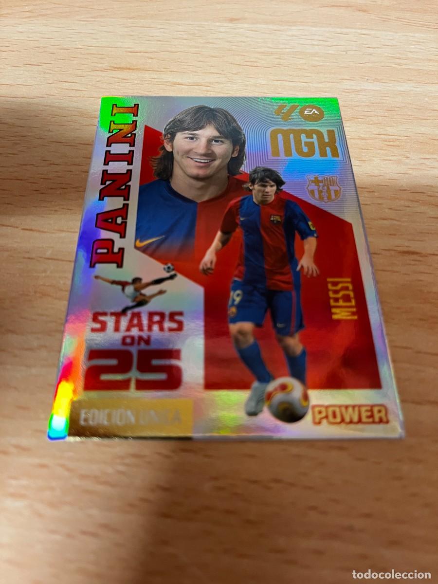 Cartes &agrave; collectionner de Football: MEGACRACKS MGK 2026 2027 26 27 PANINI N&ordm; P440 P 440 MESSI BARCELONA STARS ON 25 EDICION UNICA POWER