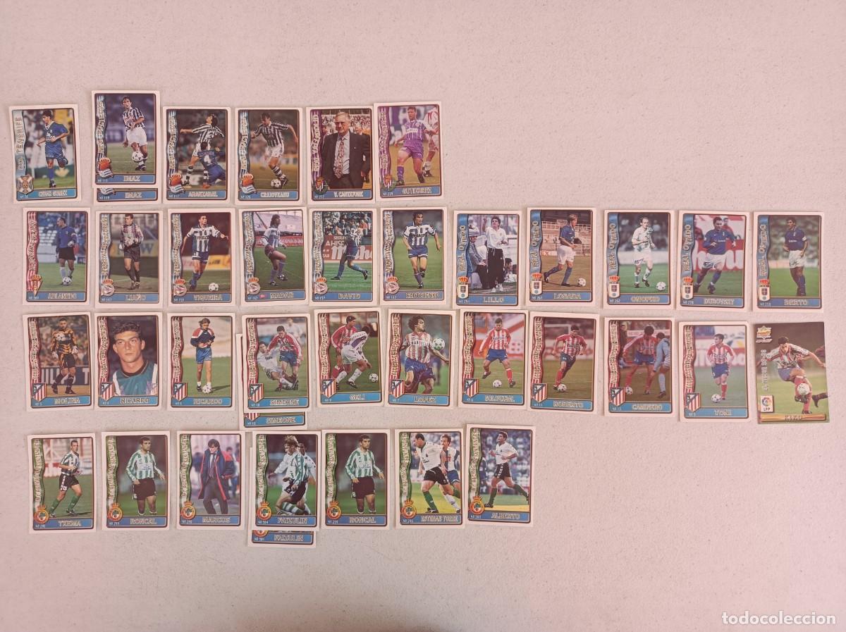 Figurine di Calcio: LOTE DE CROMOS DE F&Uacute;TBOL MUNDICROMOS FICHAS DE LA LIGA 96 97