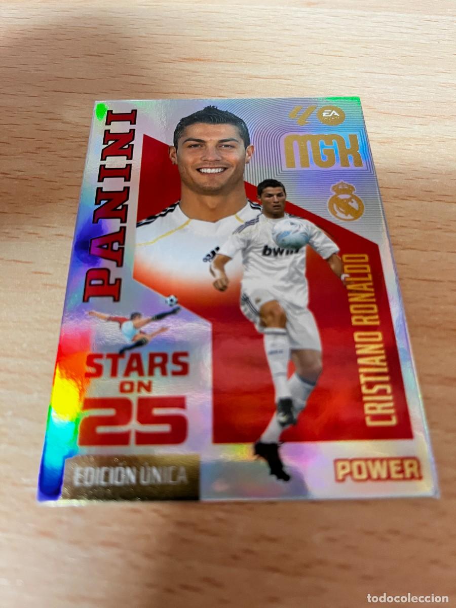 Cromos de f&uacute;tbol: MEGACRACKS MGK 2026 2027 26 27 PANINI N&ordm; P442 P 442 CRISTIANO RONALDO MADRID STARS ON 25 EDICION POW