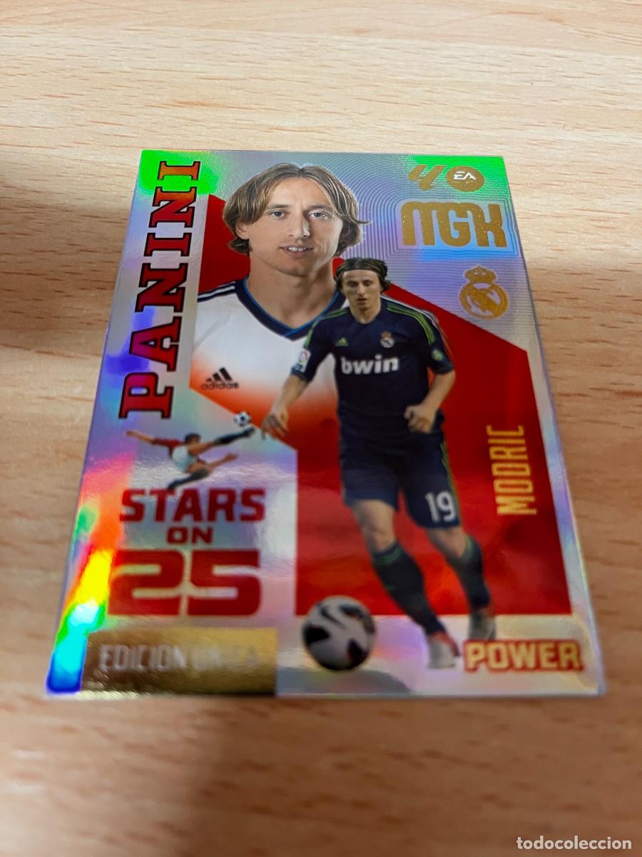 Cromos de f&uacute;tbol: MEGACRACKS MGK 2026 2027 26 27 PANINI N&ordm; P445 P 445 MODRIC REAL MADRID STARS ON 25 EDICION UNICA POW