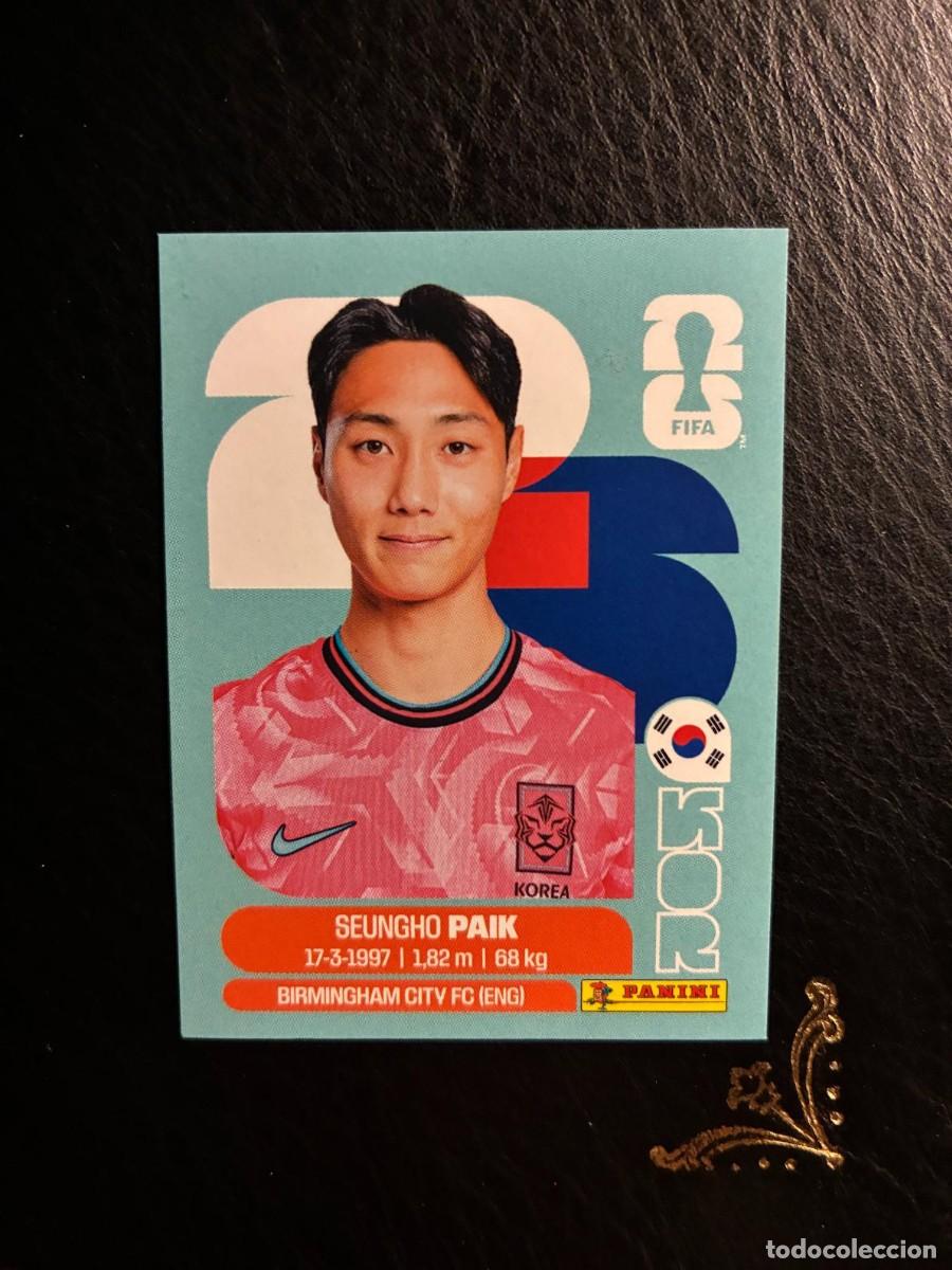 Cromos de f&uacute;tbol: KOR 14 SEUNGHO PAIK KOR14 COREA DEL SUR FIFA WORLD CUP MUNDIAL 2026 26 PANINI