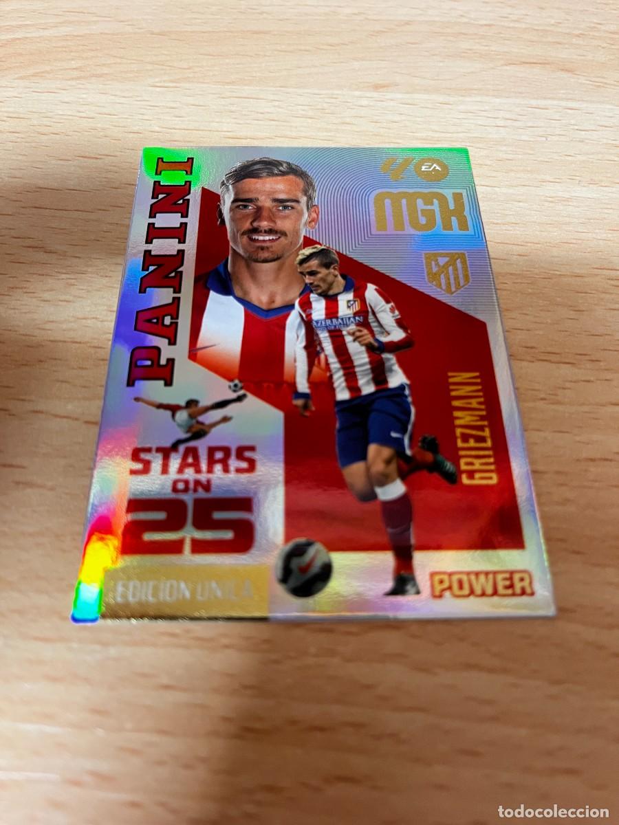 Cromos de f&uacute;tbol: MEGACRACKS MGK 2026 2027 26 27 PANINI N&ordm; P443 P 443 GRIEZMANN ATLETICO MADRID STARS ON 25 EDICION PO