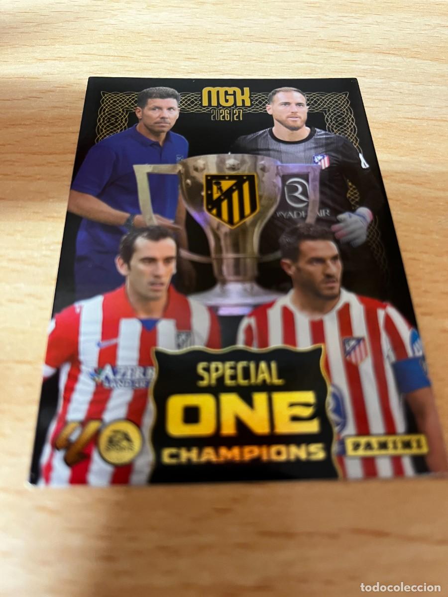 Cartes &agrave; collectionner de Football: MEGACRACKS MGK 2026 2027 26 27 PANINI N&ordm; ATLETICO DE MADRID SPECIAL ONE CHAMPIONS OBLAK SIMEONE KOKE