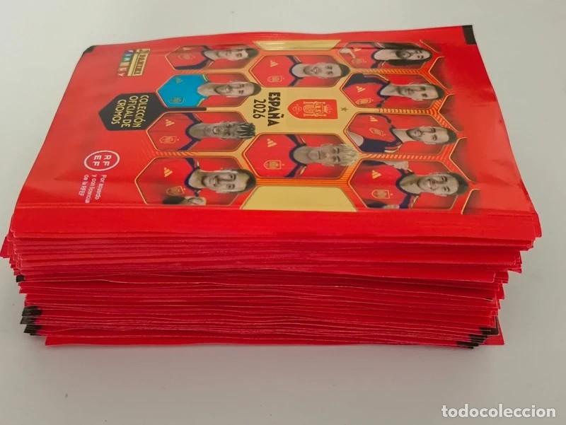 Football Stickers: 60 sobres cromos Espa&ntilde;a mundial 2026 panini nuevo