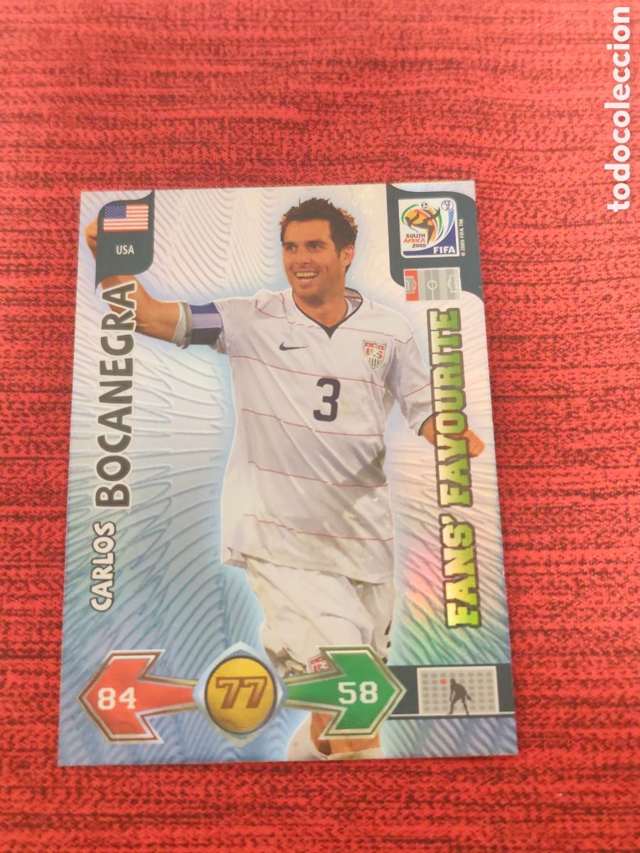 Football Stickers: FANS FAVOURITE BOCANEGRA USA ADRENALYN XL WORLD CUP SOUTH AFRICA 2010