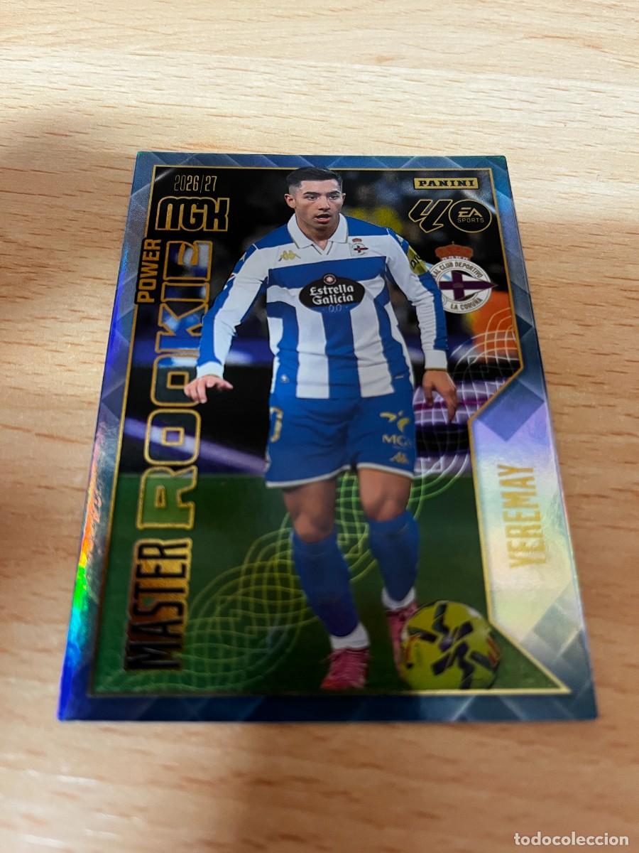 Football Stickers: MEGACRACKS MGK 2026 2027 26 27 PANINI N&ordm; P423 P 423 YEREMAY DEPORTIVO MASTER ROOKIE POWER