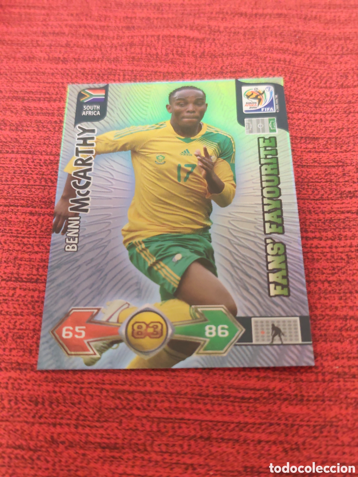 Football Stickers: FANS FAVOURITE MCCARTHY SUD&Aacute;FRICA ADRENALYN XL WORLD CUP SOUTH AFRICA 2010