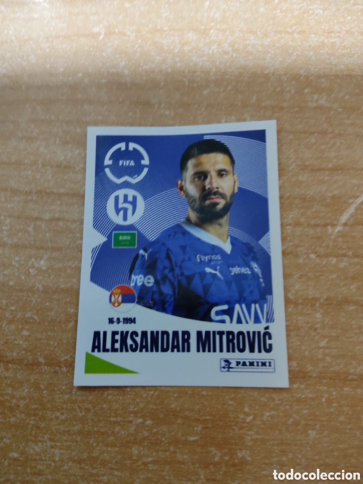 Cromos de f&uacute;tbol: 509 MITROVIC AL HILAL FIFA CLUB WORLD CUP 2025