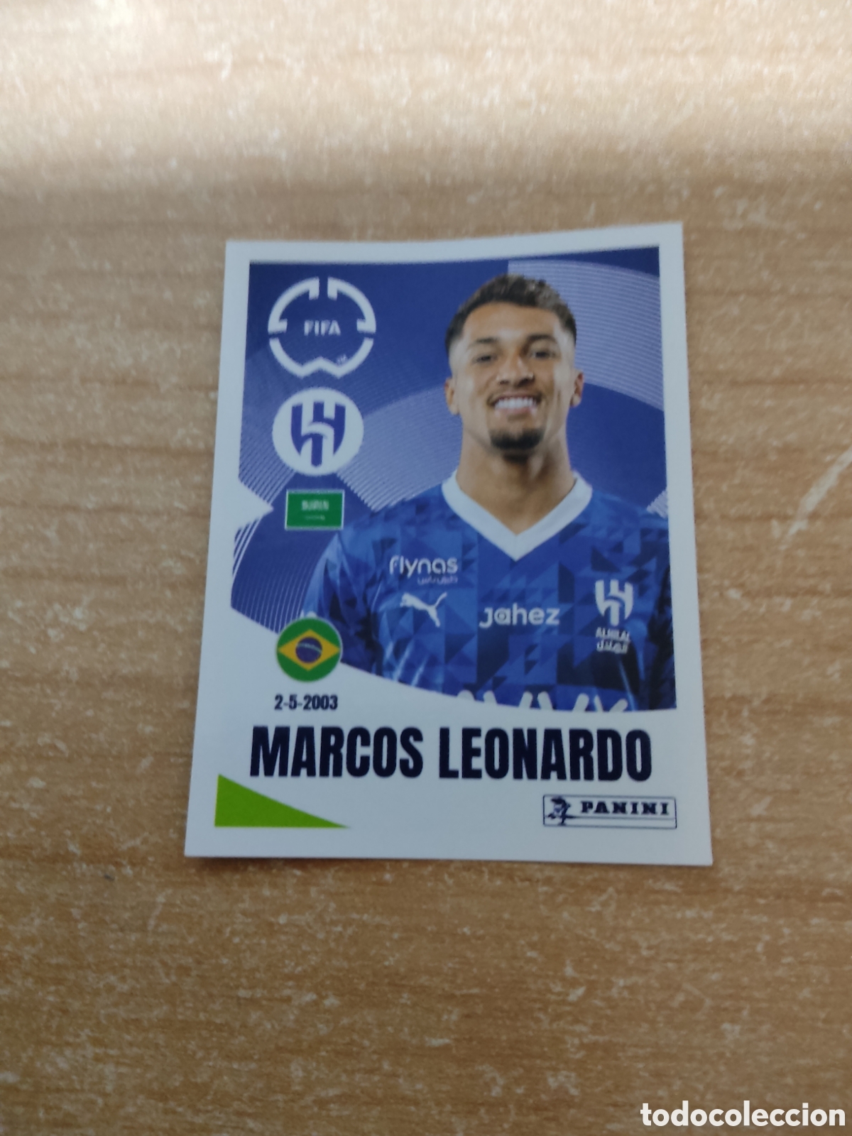 Cromos de f&uacute;tbol: 512 MARCOS LEONARDO AL HILAL FIFA CLUB WORLD CUP 2025