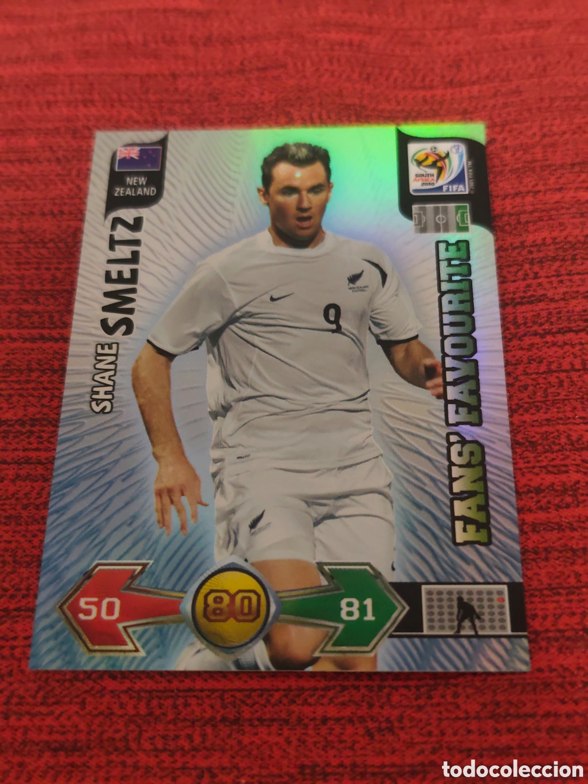 Cromos de f&uacute;tbol: FANS FAVOURITE SMELTZ NUEVA ZELANDA ADRENALYN XL WORLD CUP SOUTH AFRICA 2010