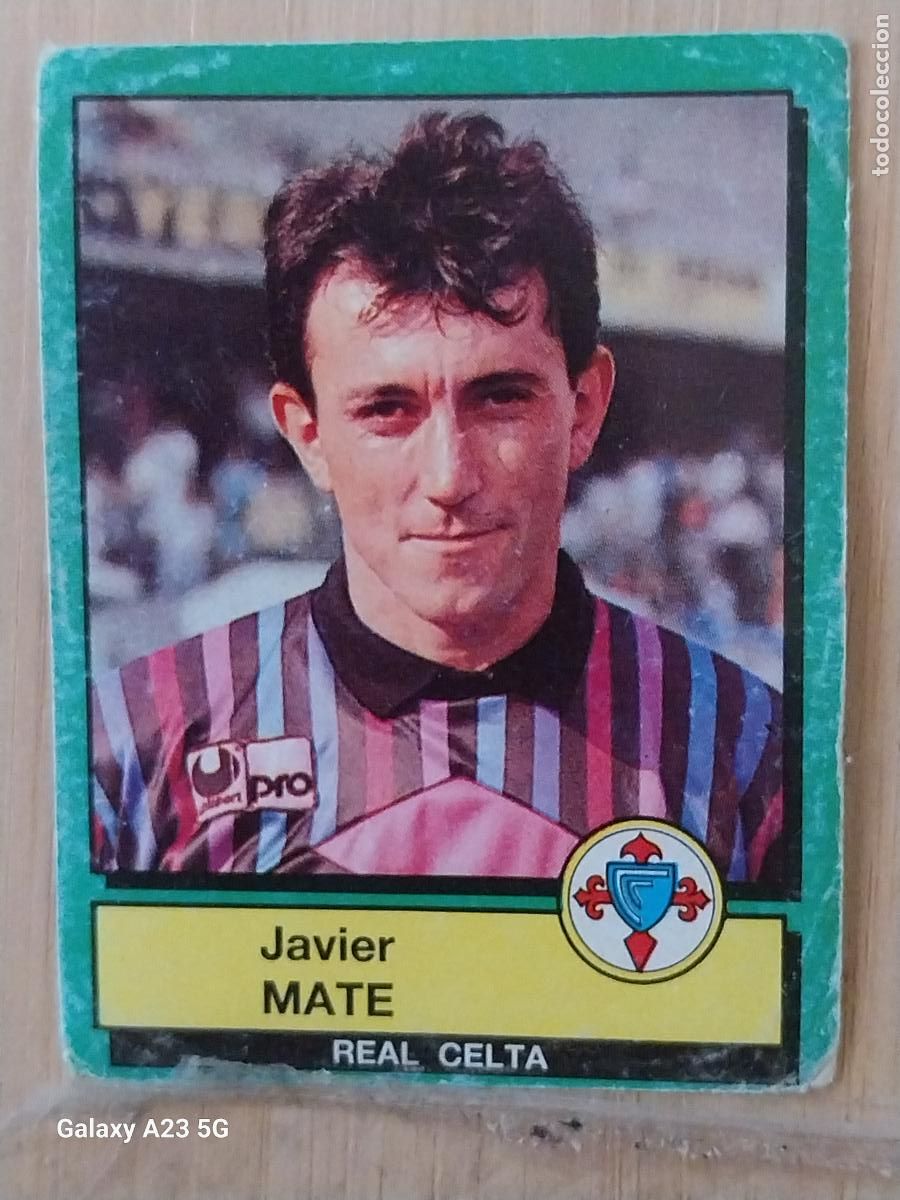 Cromos de Futebol: MATE CELTA PANINI FUTBOL 90 CROMO 94 SIN PEGAR NUNCA SOBADO A&Ntilde;O 1990 ***