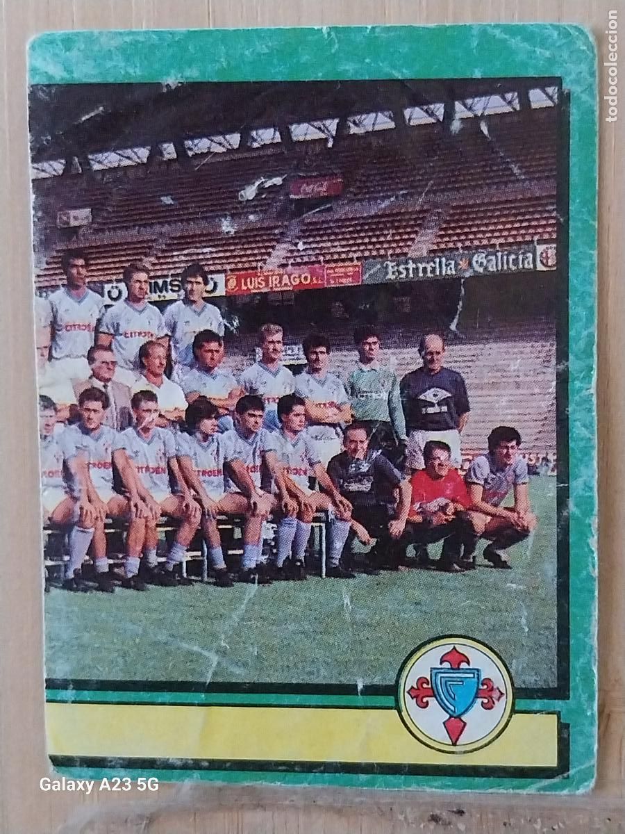 Cromos de Futebol: CELTA PANINI FUTBOL 90 CROMO 93 SIN PEGAR NUNCA SOBADO A&Ntilde;O 1990 ***