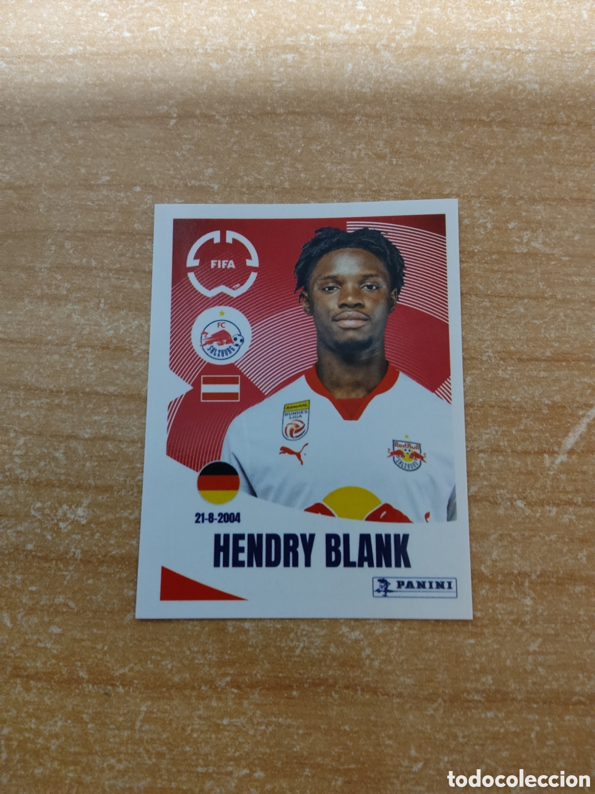Cromos de f&uacute;tbol: 535 HENDEY BLANK SALZBURG FIFA CLUB WORLD CUP 2025