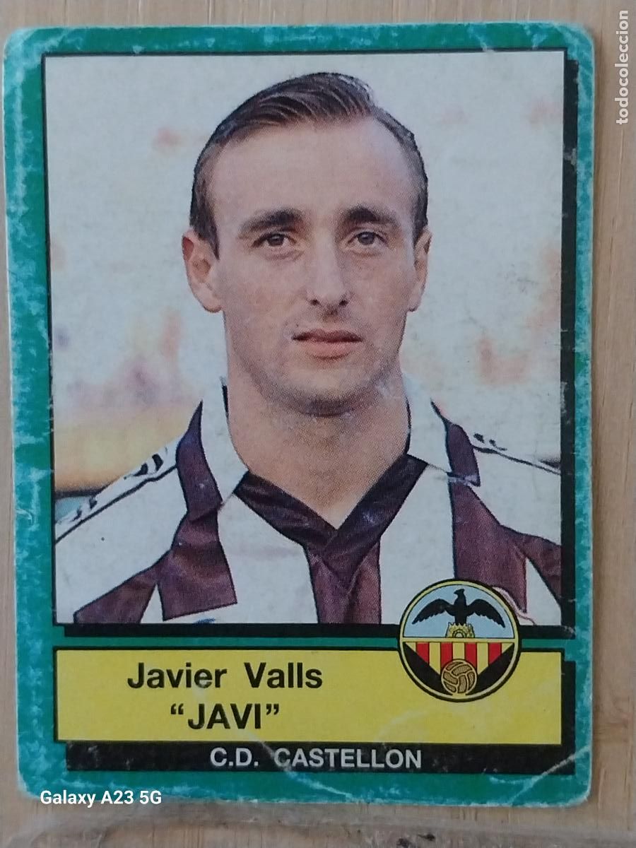 Cromos de f&uacute;tbol: JAVI CASTELLON PANINI FUTBOL 90 CROMO 79 SIN PEGAR NUNCA SOBADO A&Ntilde;O 1990 ***