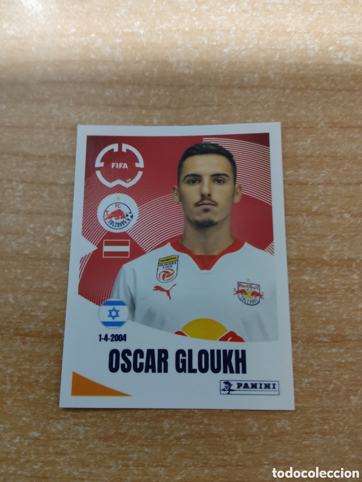 Cromos de f&uacute;tbol: 543 OSCAR GLOUKH SALZBURG FIFA CLUB WORLD CUP 2025