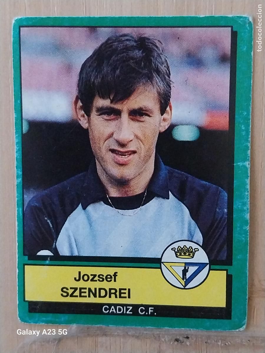 Cromos de f&uacute;tbol: SZENDREI CADIZ PANINI FUTBOL 90 CROMO 72 SIN PEGAR NUNCA SOBADO A&Ntilde;O 1990 ***
