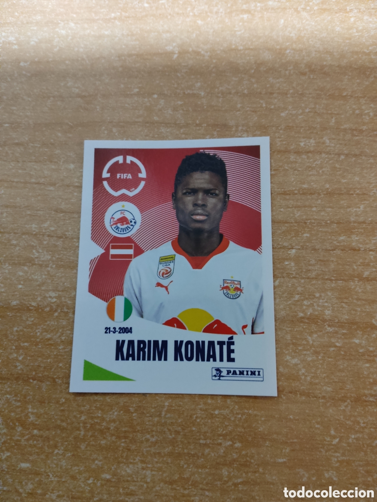 Cromos de f&uacute;tbol: 545 KARIM KONATE SALZBURG FIFA CLUB WORLD CUP 2025