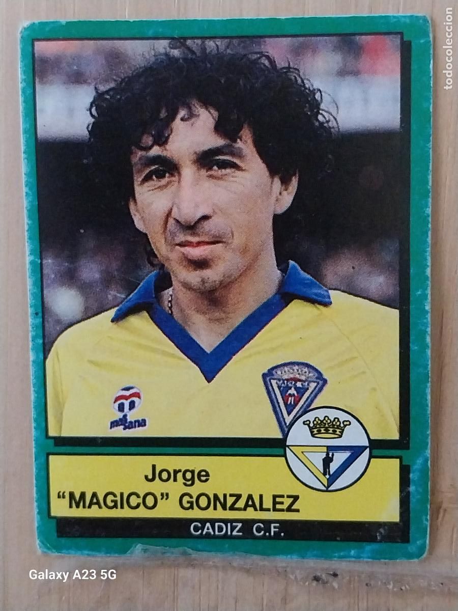 Cromos de f&uacute;tbol: MAGICO GONZALEZ CADIZ PANINI FUTBOL 90 CROMO 70 SIN PEGAR NUNCA SOBADO A&Ntilde;O 1990 ***