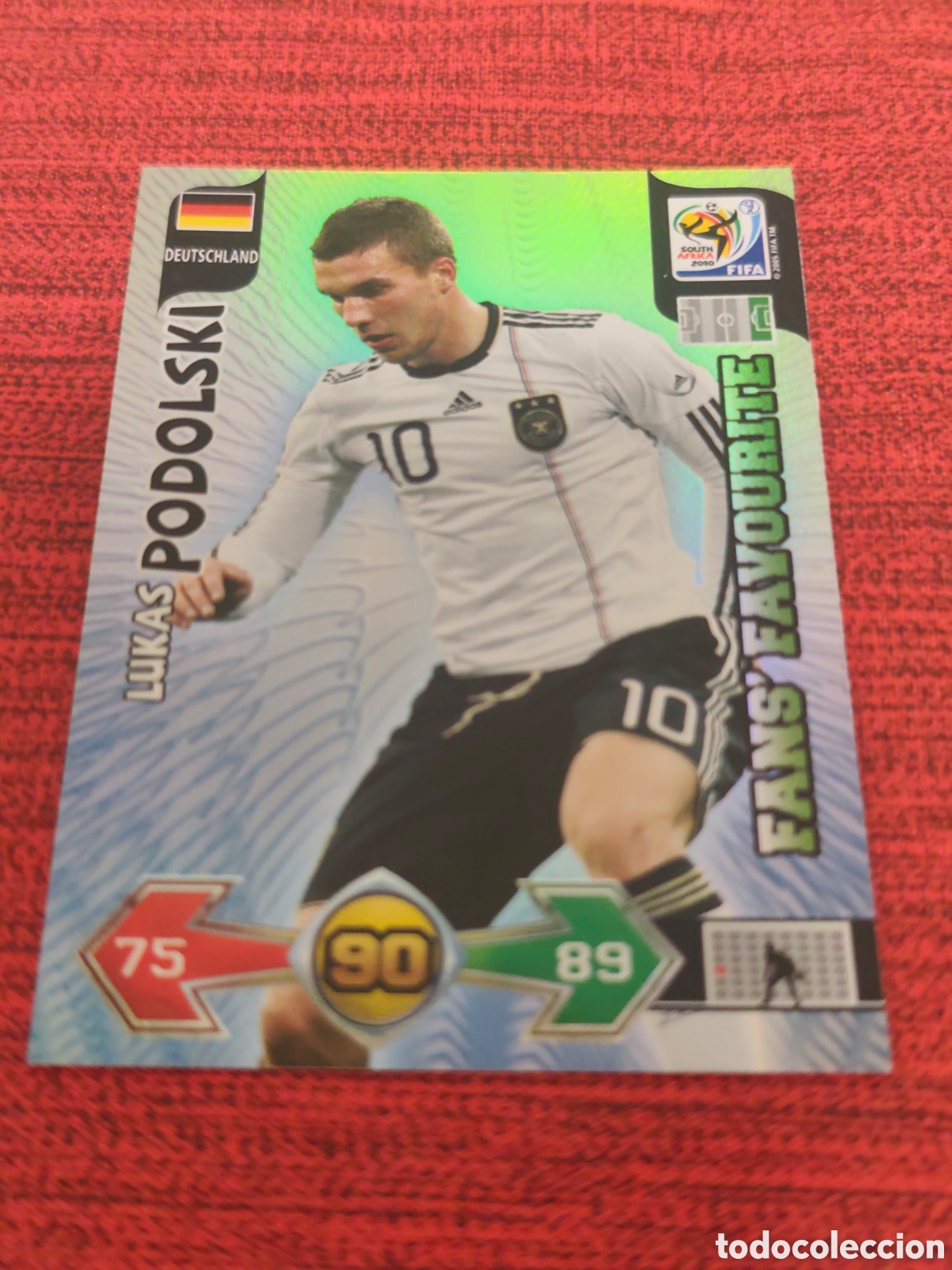 Cromos de f&uacute;tbol: FANS FAVOURITE PODOLSKI ALEMANIA ADRENALYN XL WORLD CUP SOUTH AFRICA 2010